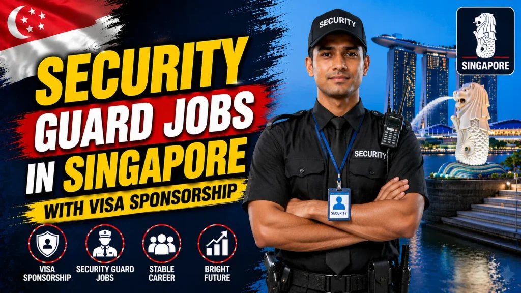 Security Guard Jobs in Singapore with Visa Sponsorship 2026