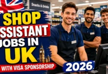 Shop Assistant Jobs in UK with Visa Sponsorship 2026 (£12 Per Hour)