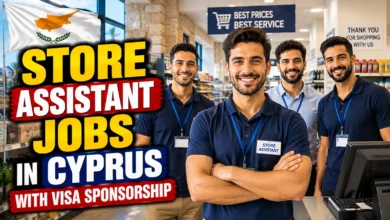 Store Assistant Jobs in Cyprus with Visa Sponsorship 2026