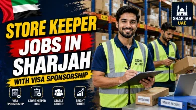 Store Keeper Jobs in Sharjah with Visa Sponsorship 2026
