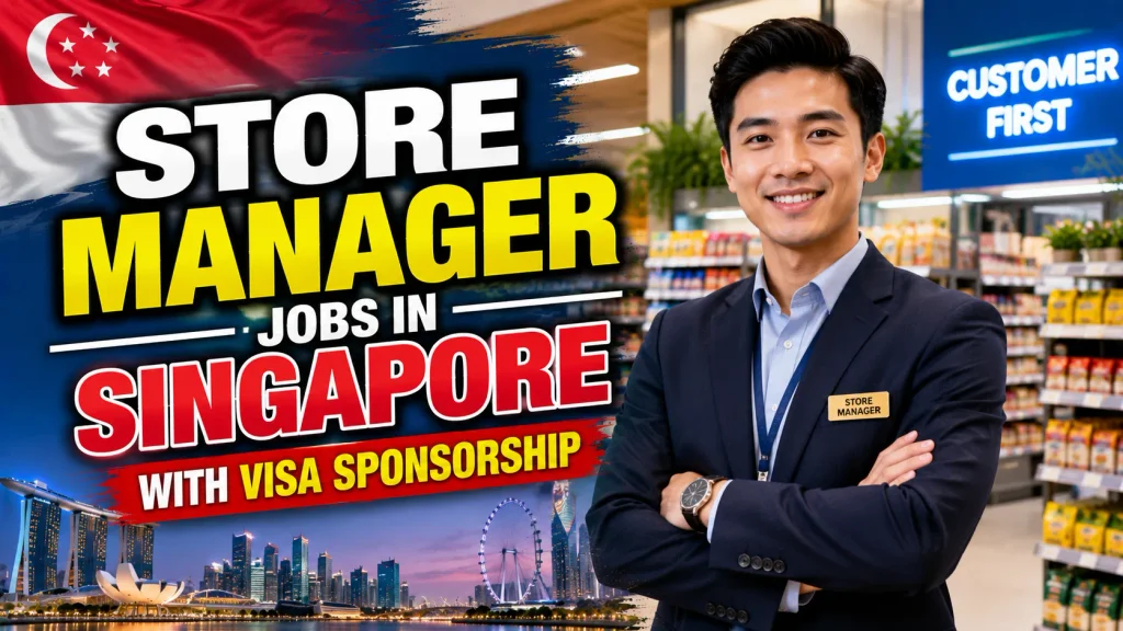 Store Manager Jobs in Singapore with Visa Sponsorship 2026