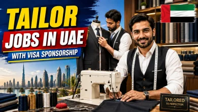 Tailor Jobs in UAE with Visa Sponsorship 2026