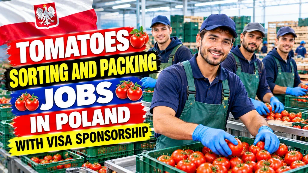 Tomatoes Sorting and Packing Jobs in Poland with Visa Sponsorship 2026