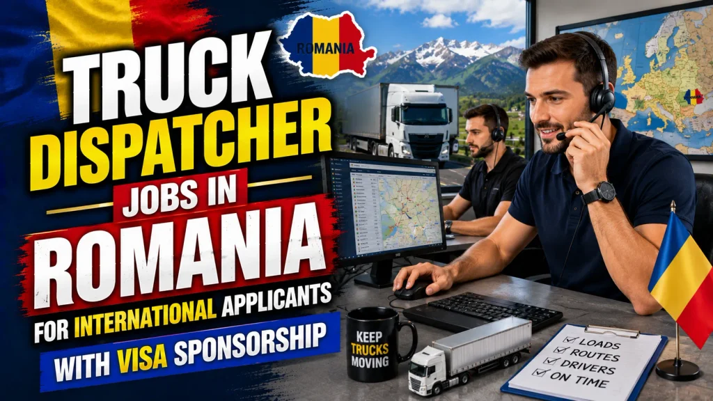 Truck Dispatcher Jobs in Romania for International Applicants with Visa Sponsorship 2026
