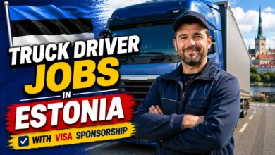 Truck Driver Jobs in Estonia with Visa Sponsorship 2026