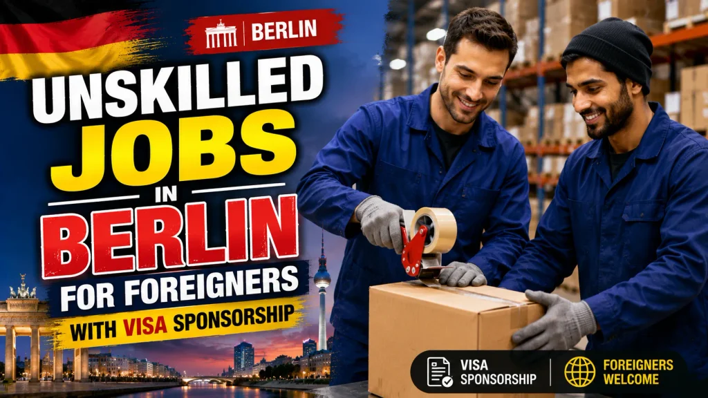 Unskilled Jobs in Berlin for Foreigners with Visa Sponsorship 2026