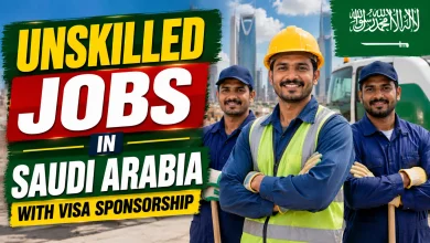 Unskilled Jobs in Saudi Arabia with Visa Sponsorship 2026