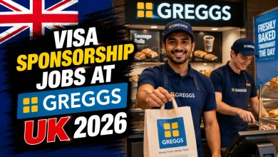 Visa Sponsorship Jobs at Greggs, UK 2026
