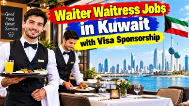 Waiter Waitress Jobs in Kuwait with Visa Sponsorship 2026