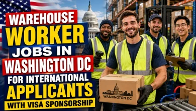 Warehouse Worker Jobs in Washington DC for International Applicants with Visa Sponsorship 2026