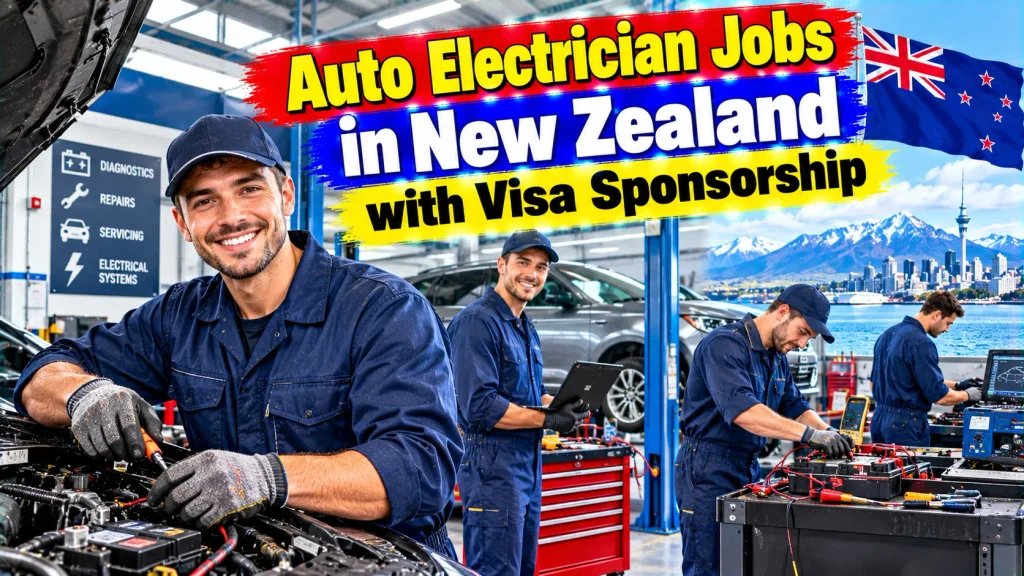 Auto Electrician Jobs in New Zealand with Visa Sponsorship 2026