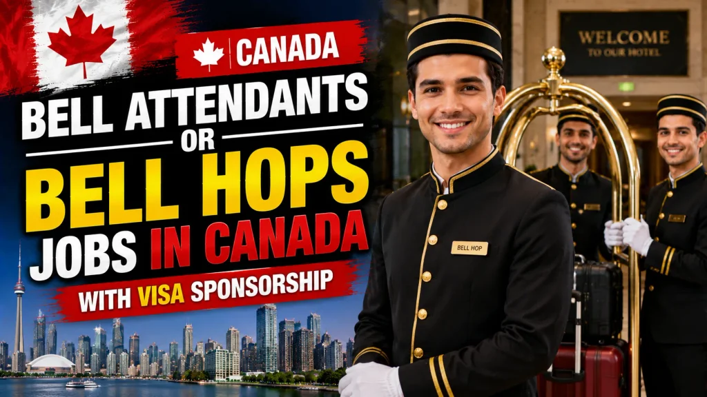 Bell Attendants or Bell Hops Jobs in Canada with Visa Sponsorship 2026