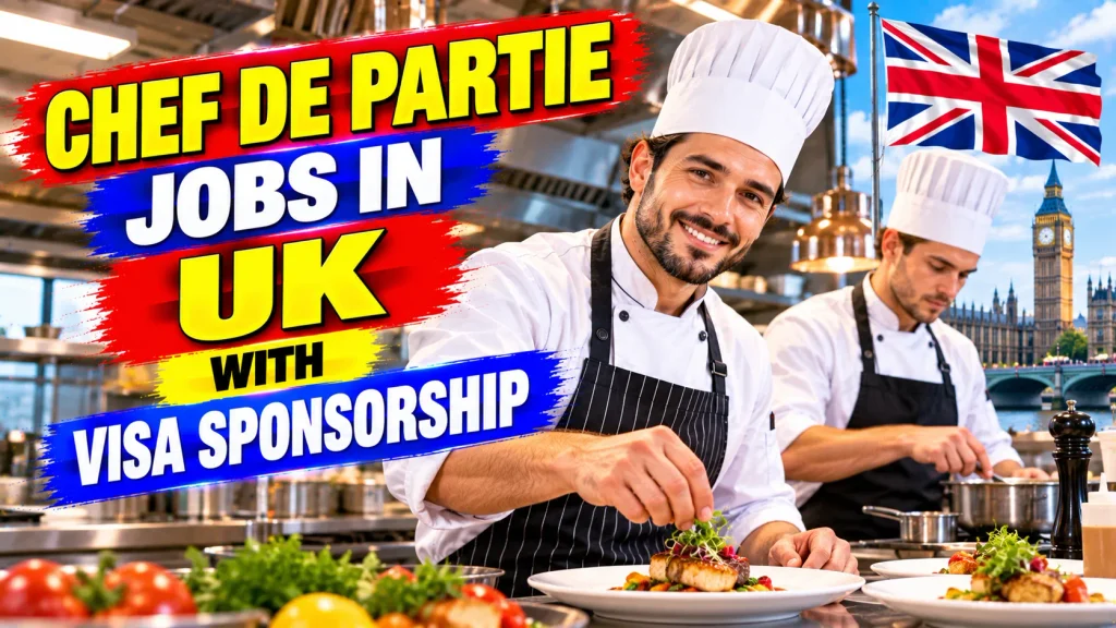 Chef De Partie Jobs in UK with Visa Sponsorship 2026