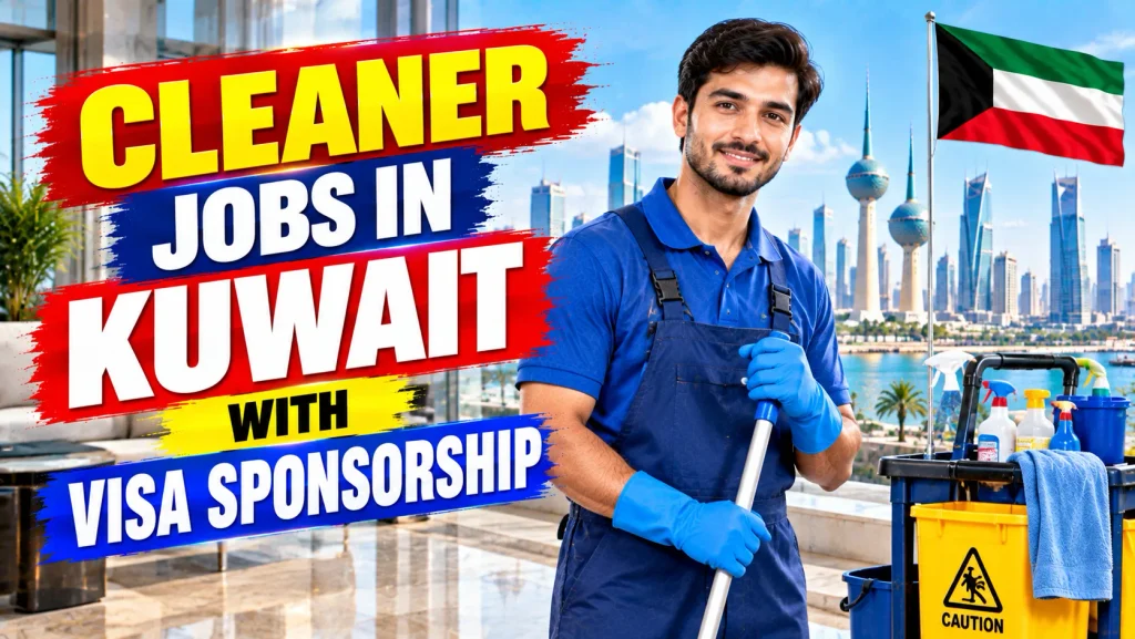 Cleaner Jobs in Kuwait with Visa Sponsorship 2026