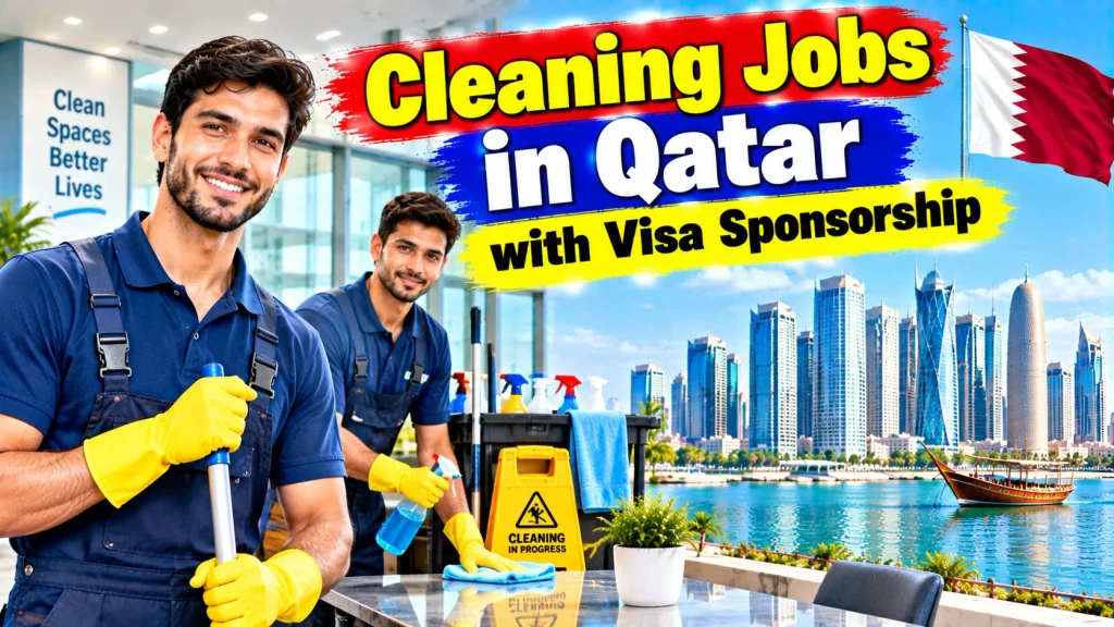 Cleaning Jobs in Qatar with Visa Sponsorship 2026