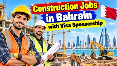 Construction Jobs in Bahrain with Visa Sponsorship 2026