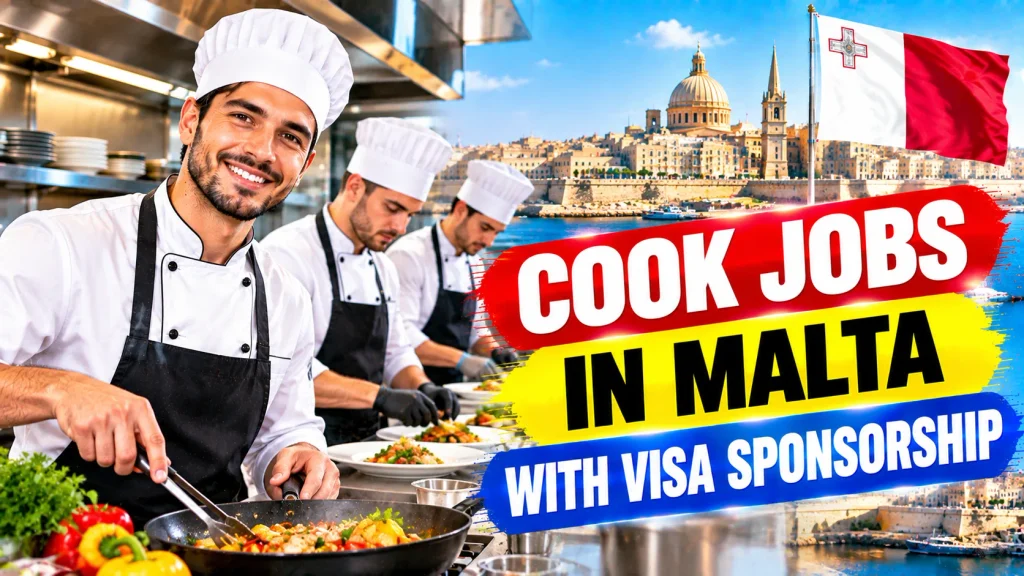 Cook Jobs in Malta with Visa Sponsorship 2026