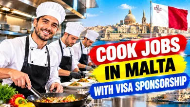 Cook Jobs in Malta with Visa Sponsorship 2026