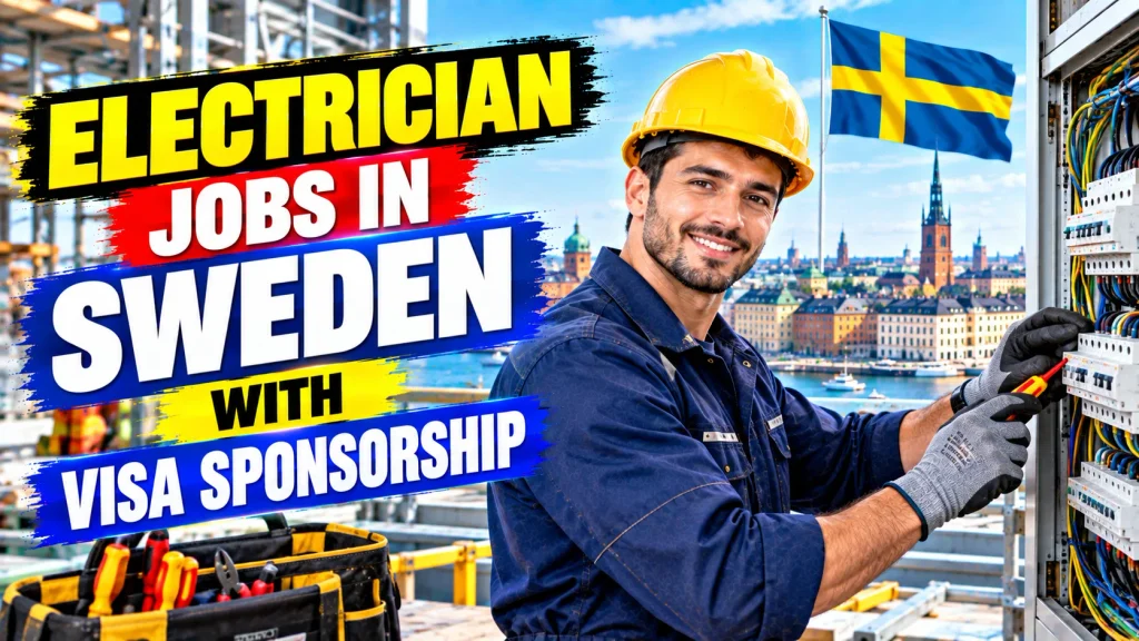 Electrician Jobs in Sweden with Visa Sponsorship 2026