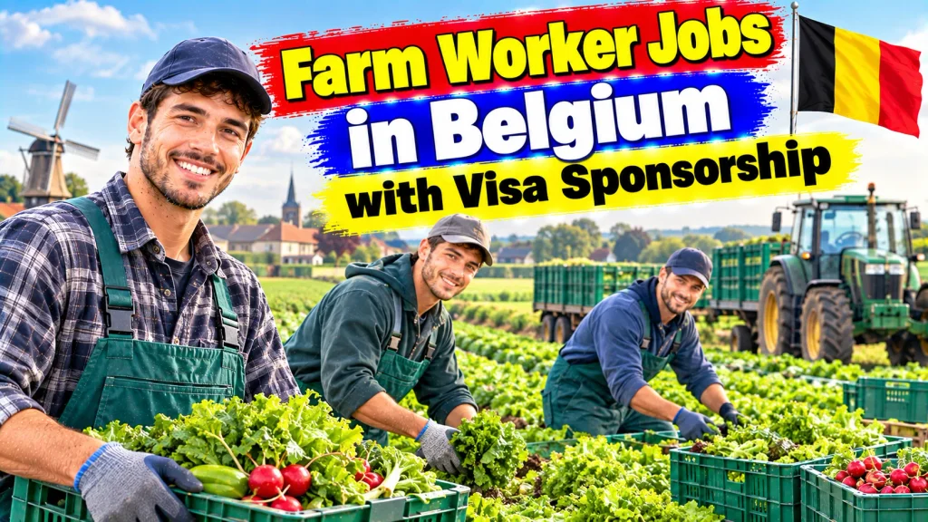 Farm Worker Jobs in Belgium with Visa Sponsorship 2026