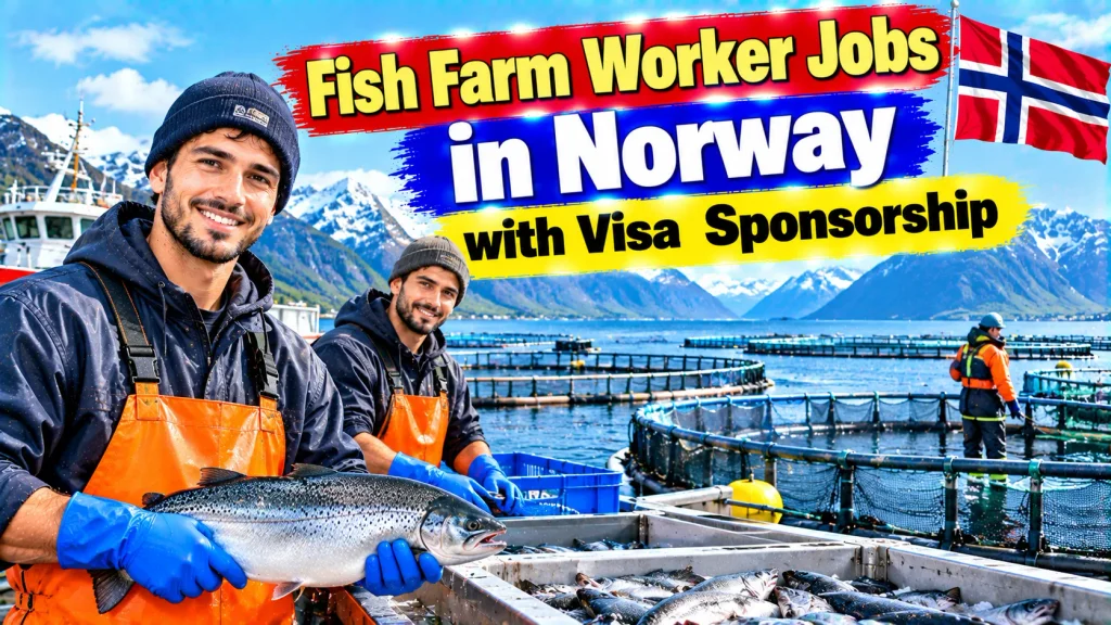 Fish Farm Worker Jobs in Norway with Visa Sponsorship 2026