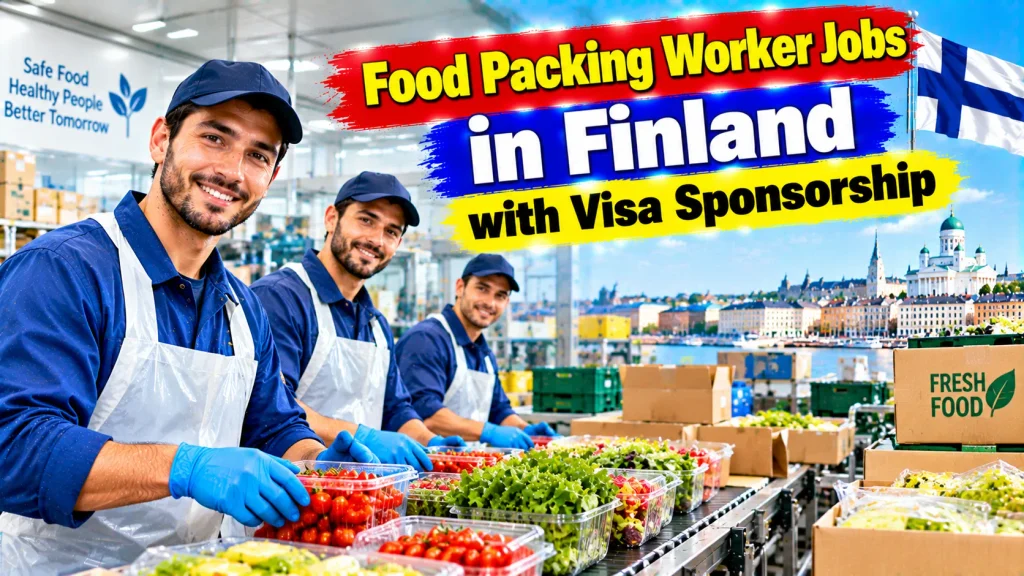 Food Packing Worker Jobs in Finland with Visa Sponsorship 2026