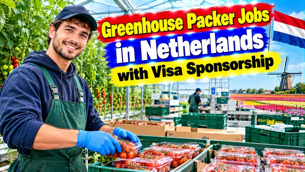 Greenhouse Packer Jobs in Netherlands with Visa Sponsorship 2026