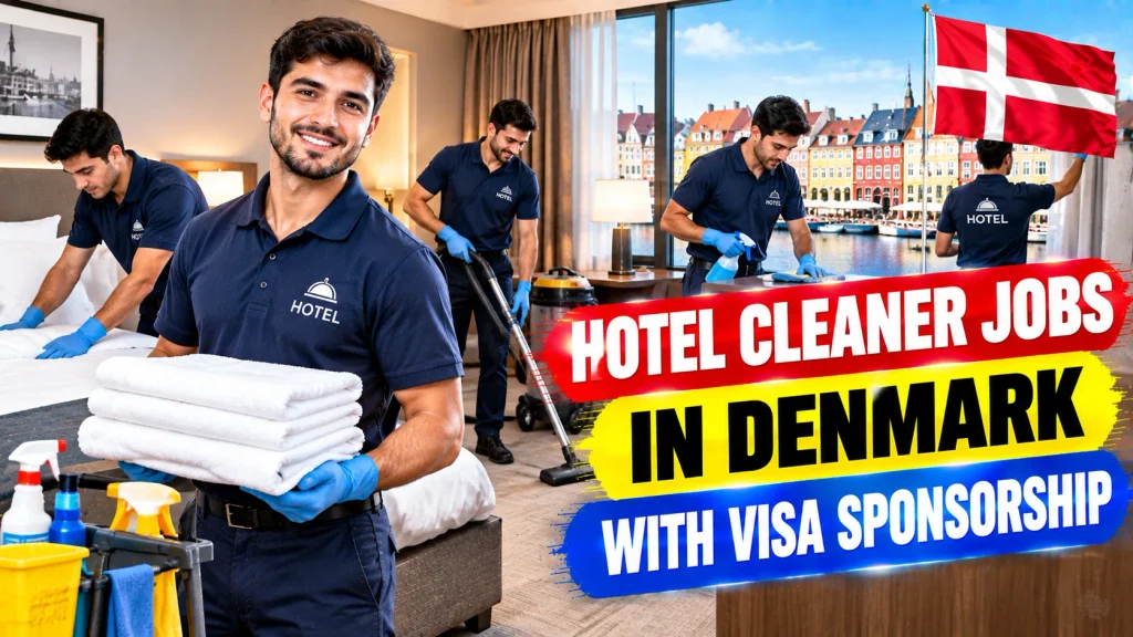 Hotel Cleaner Jobs in Denmark with Visa Sponsorship 2026