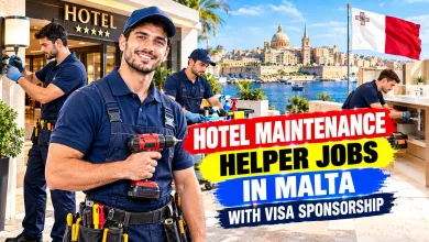 Hotel Maintenance Helper Jobs in Malta with Visa Sponsorship 2026