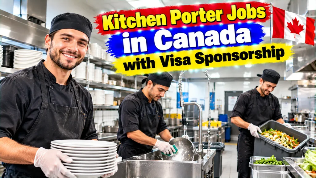 Kitchen Porter Jobs in Canada with Visa Sponsorship 2026