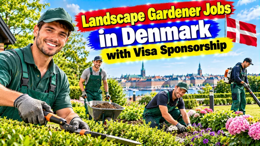 Landscape Gardener Jobs in Denmark with Visa Sponsorship 2026