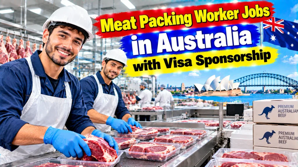 Meat Packing Worker Jobs in Australia with Visa Sponsorship 2026