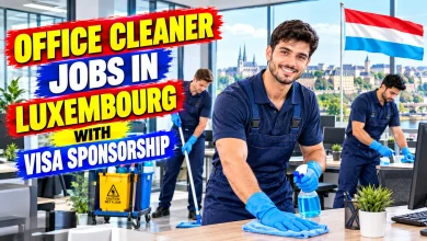 Office Cleaner Jobs in Luxembourg with Visa Sponsorship 2026