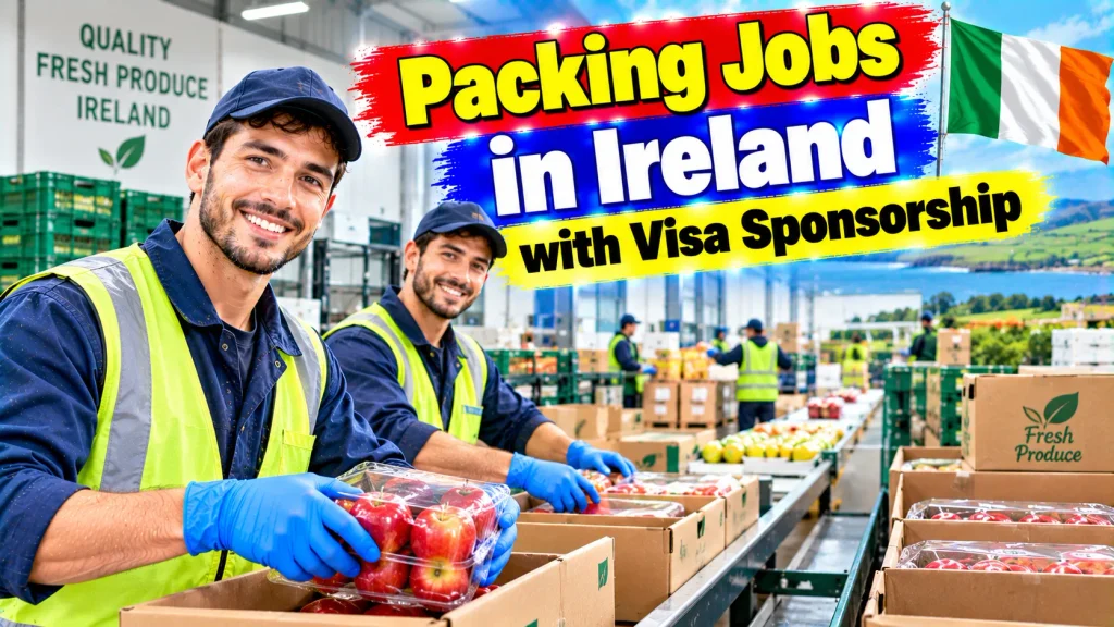 Packing Jobs in Ireland with Visa Sponsorship 2026