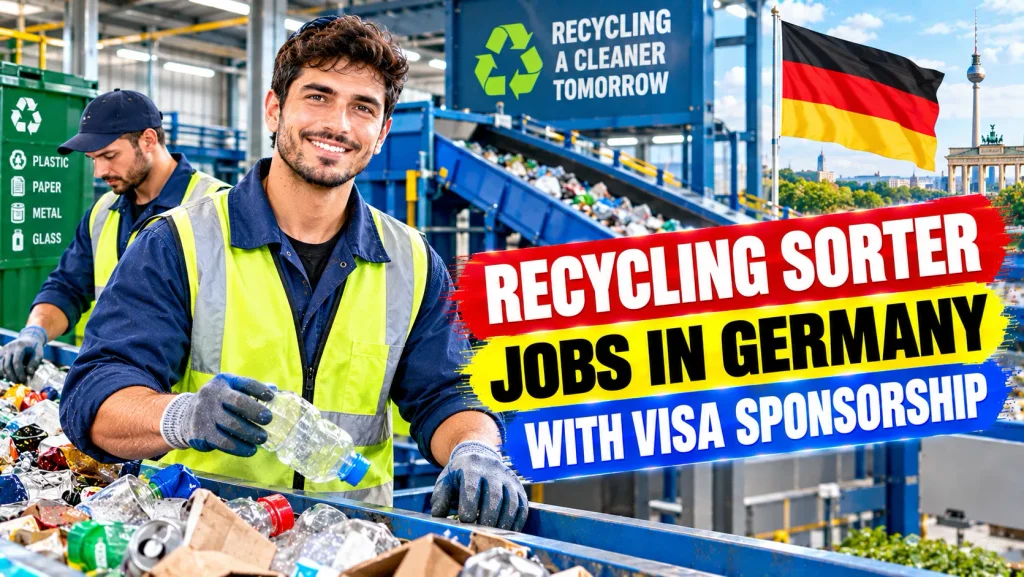 Recycling Sorter Jobs in Germany with Visa Sponsorship 2026