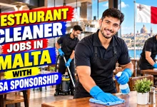 Restaurant Cleaner Jobs in Malta with Visa Sponsorship 2026
