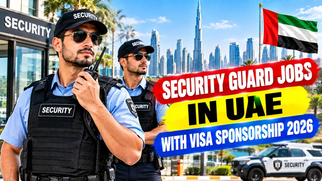 Security Guard Jobs in UAE with Visa Sponsorship 2026