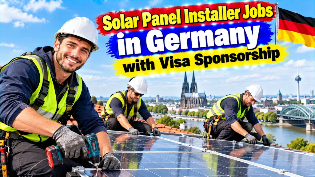 Solar Panel Installer Jobs in Germany with Visa Sponsorship 2026