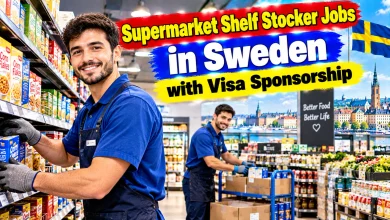 Supermarket Shelf Stocker Jobs in Sweden with Visa Sponsorship 2026