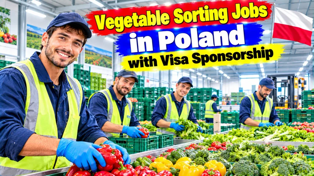 Vegetable Sorting Jobs in Poland with Visa Sponsorship 2026