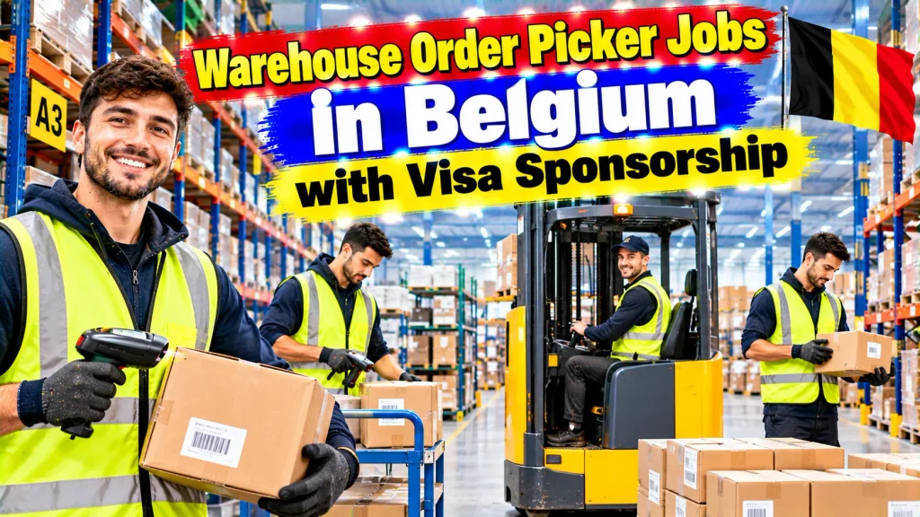 Warehouse Order Picker Jobs in Belgium with Visa Sponsorship 2026