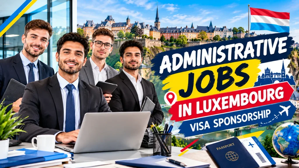 Administrative Jobs in Luxembourg with Visa Sponsorship 2026
