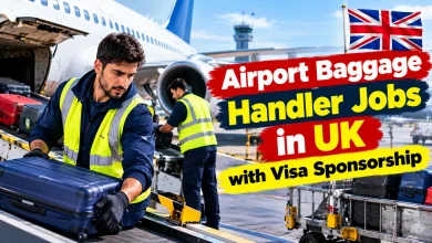 Airport Baggage Handler Jobs in UK with Visa Sponsorship 2026
