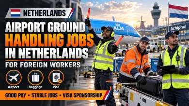 Airport Ground Handling Jobs in Netherlands for Foreign Workers 2026