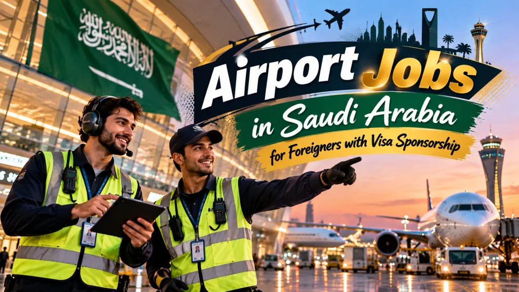 Airport Jobs in Saudi Arabia for Foreigners with Visa Sponsorship 2026