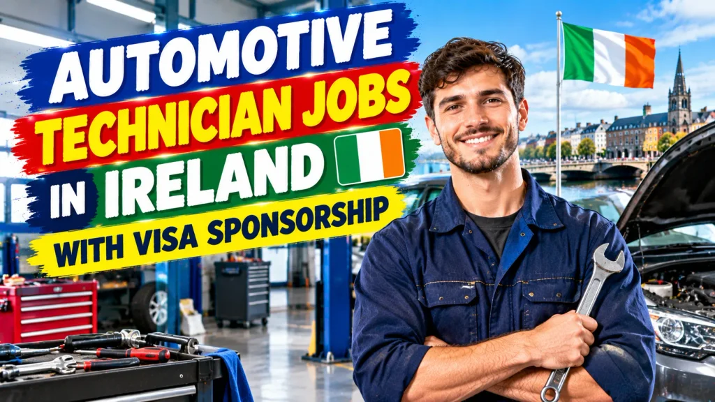 Automotive Technician Jobs in Ireland with Visa Sponsorship 2026