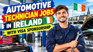Automotive Technician Jobs in Ireland with Visa Sponsorship 2026