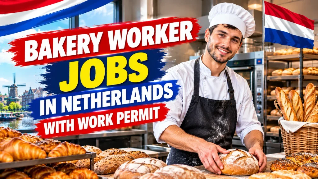 Bakery Worker Jobs in Netherlands with Work Permit 2026