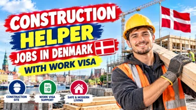 Construction Helper Jobs in Denmark with Work Visa 2026