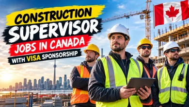 Construction Supervisor Jobs in Canada with Visa Sponsorship 2026